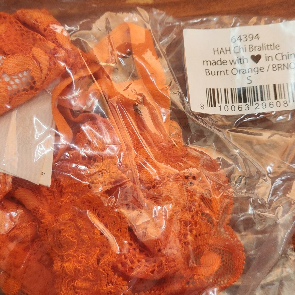 NWT Hah Chi Bralittle in Burnt Orange - by We are HaH- Free people brand - Picture 5 of 5